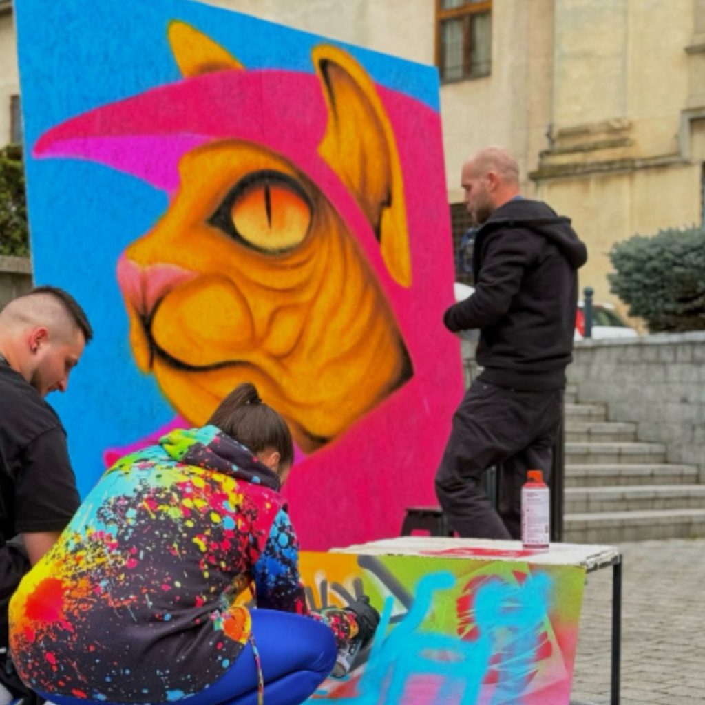 arta urbana graffiti la alba iulia